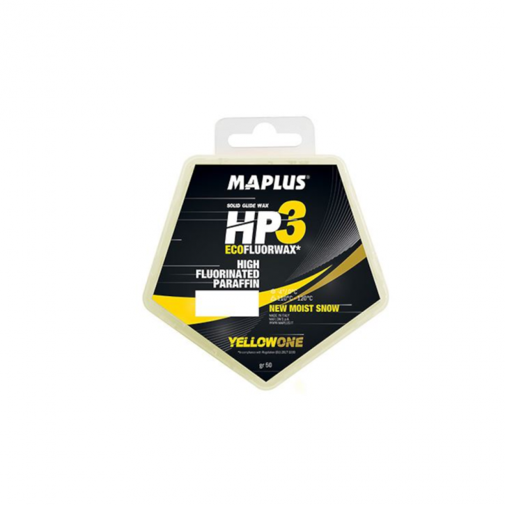 MAPLUS HP3 YELLOW 1 -NEW MOIST SNOW-Eco Wax 50gr MAPLUS HP3 YELLOW 1 -NEW MOIST SNOW-Eco Wax 50gr