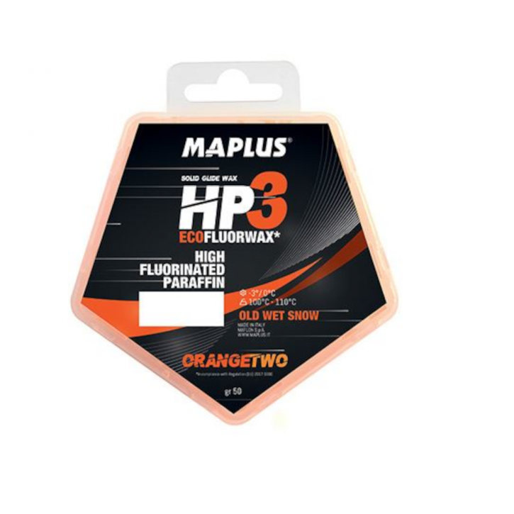 Maplus HP3 Orange 2 -OLD WET SNOW- ECO WAX